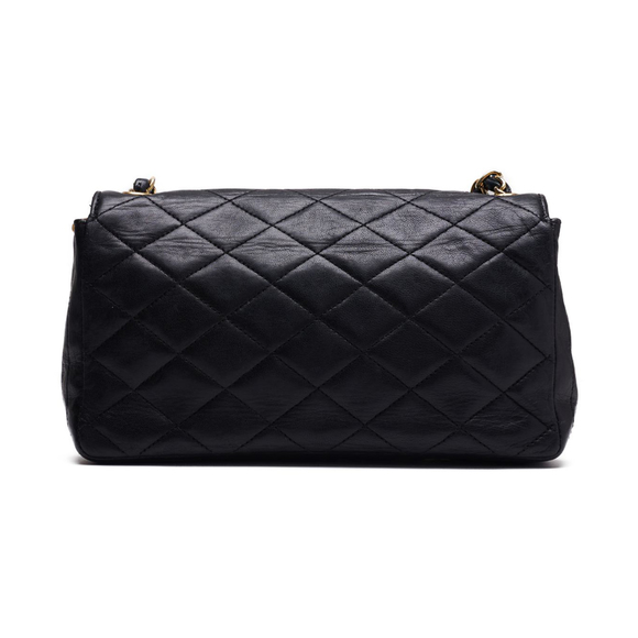 Chanel Matelasse Chain Lambskin Shoulder Bag Black - Picture 2 of 8